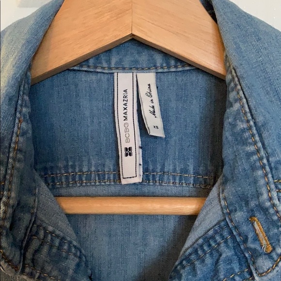 BCBG Jean shirt - Picture 4 of 6
